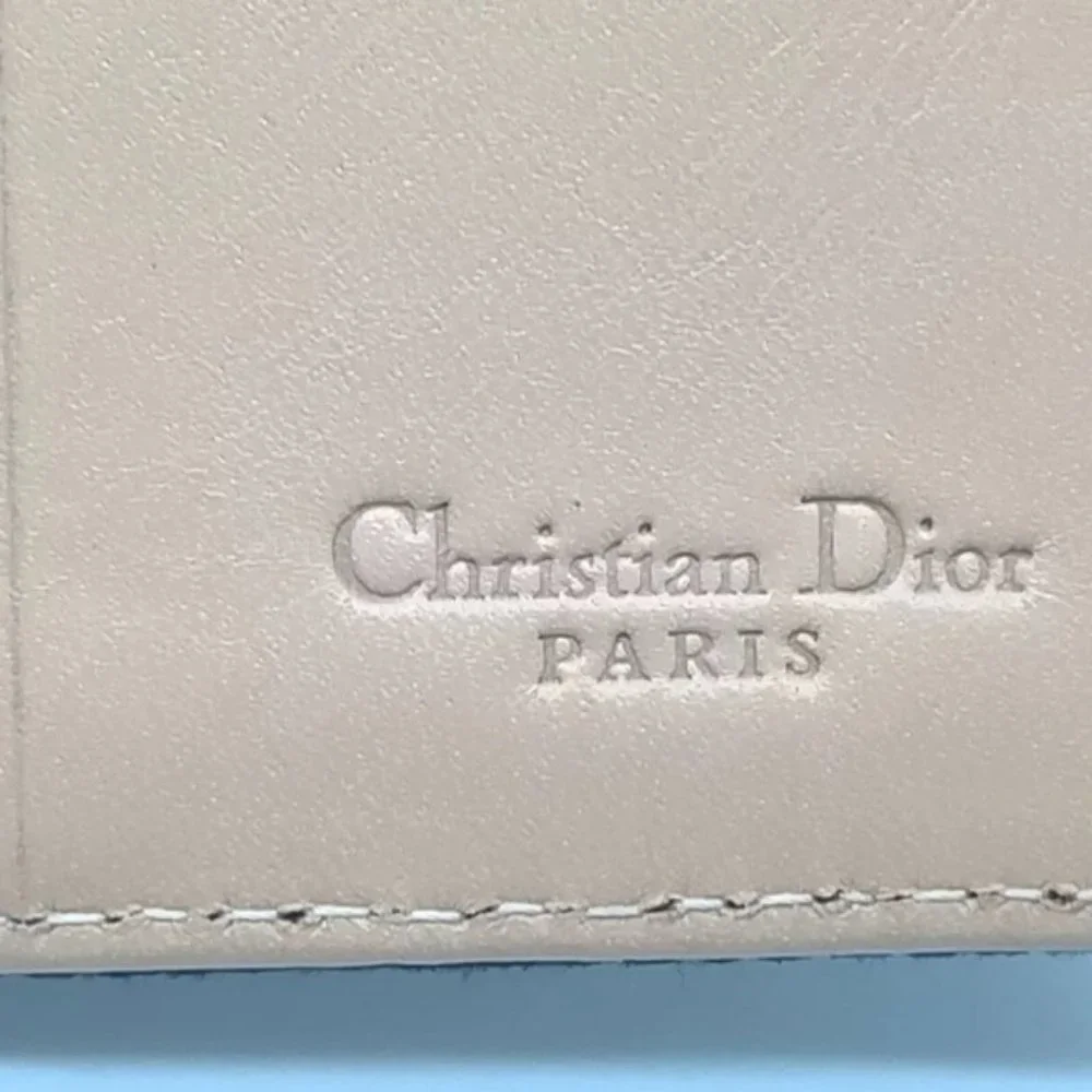 Christian Dior Wallet Blue Denim